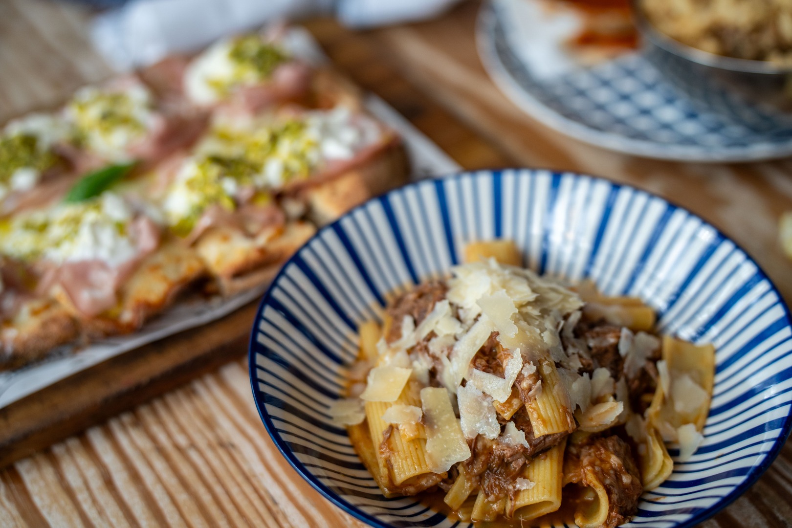 Bonu Taverna Italiana on Central Avenue offers authentic Italian cuisine crafted with traditional techniques and seasonal ingredients. From handmade pastas to wood-fired specialties, the restaurant reflects the lively, communal dining culture that defines downtown St. Petersburg — just minutes from Amara Bay.